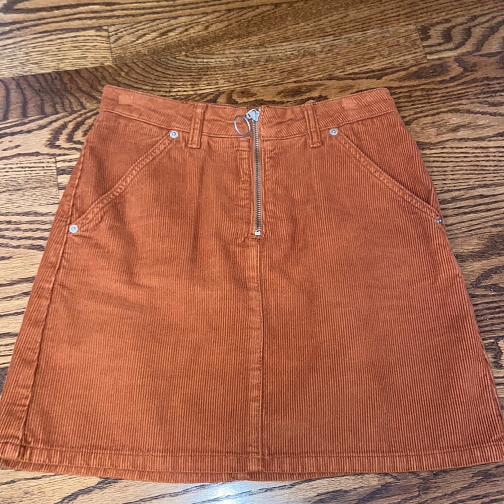 Corduroy Mini Skirt
